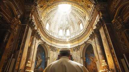 Obraz premium Awe-Inspiring Interior of a Majestic Church