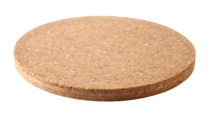 cork board isolated on white