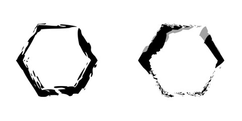 Brush circles. grunge circles. Brush circles deign eps 10 Art & Illustration