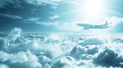 Soaring above the clouds