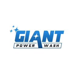 Logotype of giant logo design template