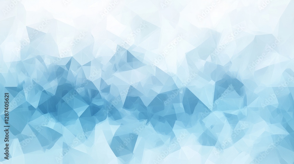 Poster light blue abstract background with soft gradient waves and subtle digital texture, creating a moder