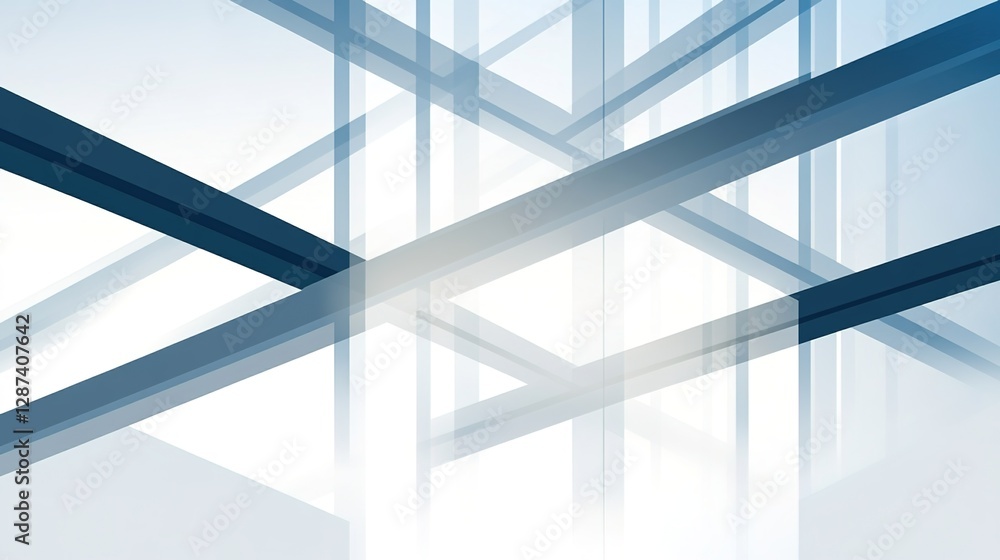 Poster abstract geometric background with layered lines and light effects