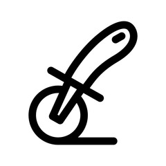 Pizza slicer icon design template