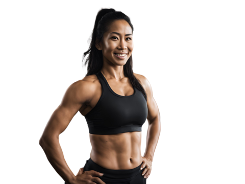 Woman gym instructor