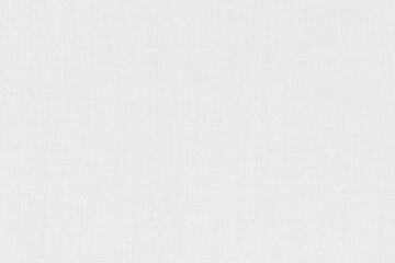 White linen fabric texture background, seamless pattern of natural textile.