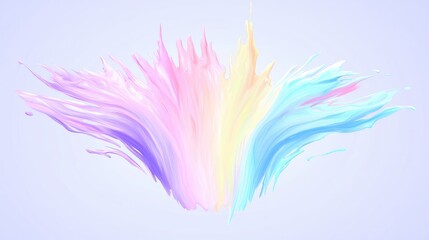 Obraz premium Pastel paint splash burst background design