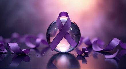 Global Awareness Lavender Ribbon, Supporting World Cancer Day and International Rare Disease Day