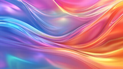 Obraz premium Abstract colorful flowing waves background
