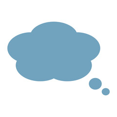 speech balloon bubbles appearing Thought bubble