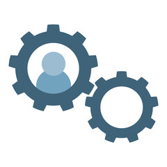 process illustration design Business process and business team working concept