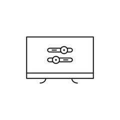 Settings & Customization Editable Line Icon Set | Configuration, Tools, Preferences, System Settings, UI Elements & Control Panel Icons