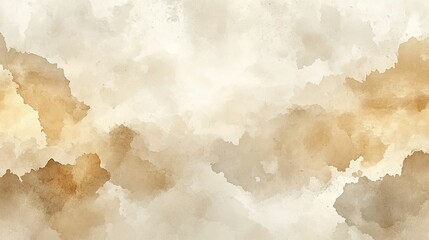 Abstract Watercolor Background in Earthy Tones