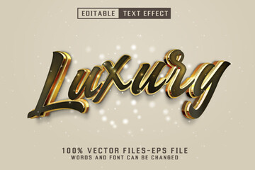 Luxury Editable Text Effect	