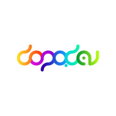 Dopo logotype design template concept