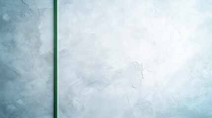 Gray textured wall with green line