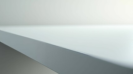 White Surface Close Up Corner View Minimalist Design
