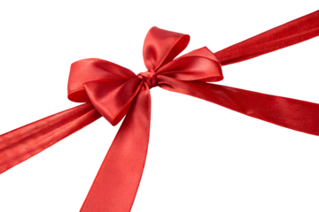 Gift wrapping action home bow design setting isolated on transparent background