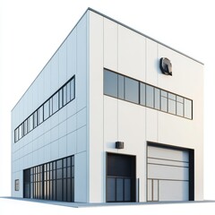 Obraz premium Modern Warehouse Building Exterior