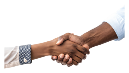 Business meeting handshake office professional isolated on transparent background