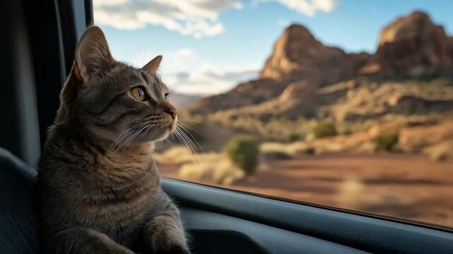 The cat sat peacefully by the window, watching the birds outside with curious, bright eyes.