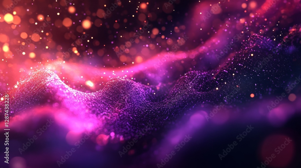 Poster technology digital data abstract background featuring futuristic data analysis and seamless access t