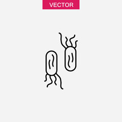 H pylori bacteria Infection icon.,vector simple trendy style illustration for web and app..eps