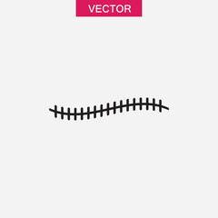 Scar icon line, vector simple illustration for web and app..eps