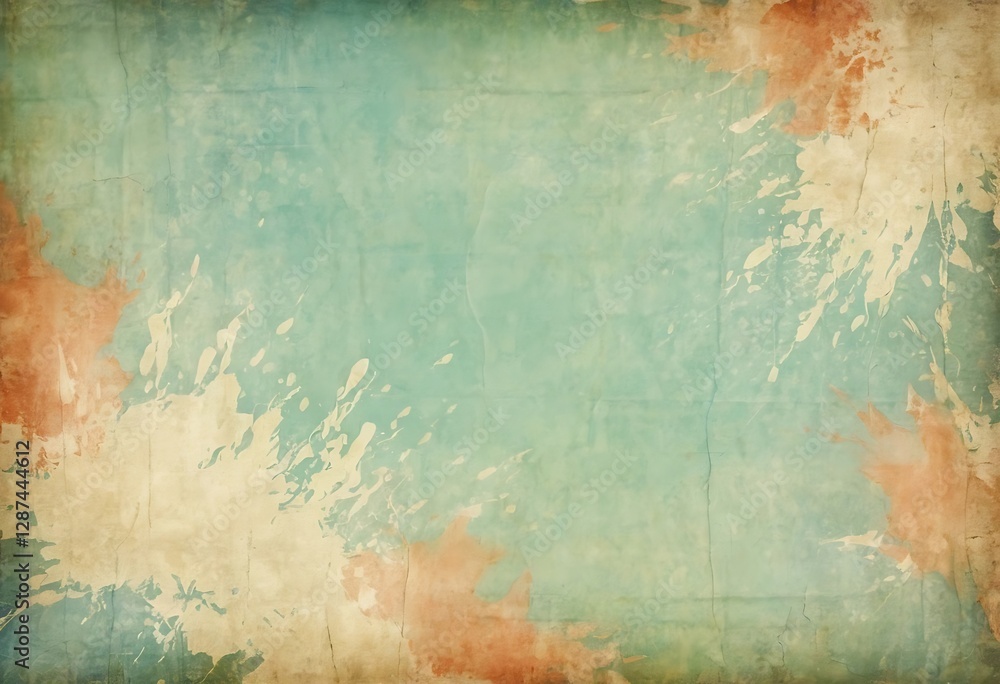 Aufkleber abstract background showing distressed textures and paint splashes design