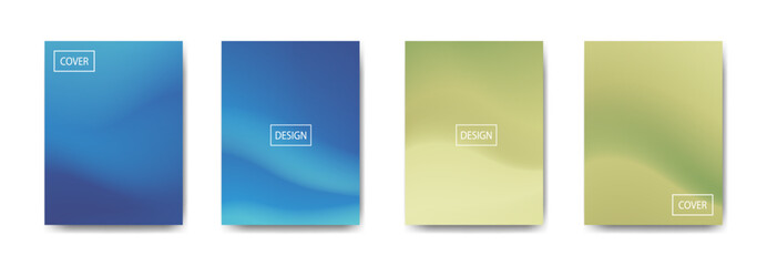 set of abstract background with beautiful gradation color, colorful background for poster flyer banner backdrop.vertical banner.cool fluid background vector illustration