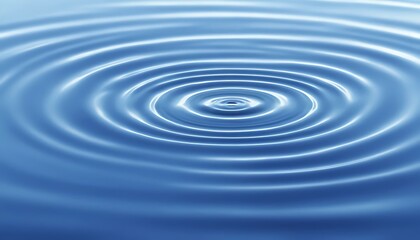 Concentric ripples spreading out over a calm body of water