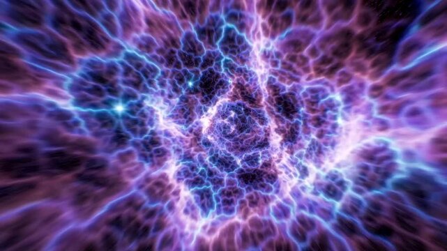 Flying warp through nebula gases captures the thrill of high-speed travel through cosmic clouds, with vibrant hue. Sci-fi scene, exploration and discovery.
