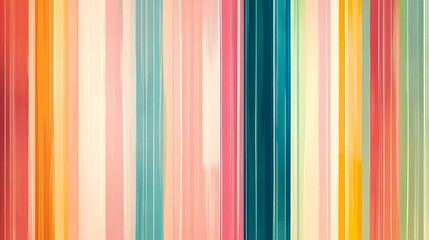 Obraz premium Abstract Painted Vertical Stripes Colorful Artwork