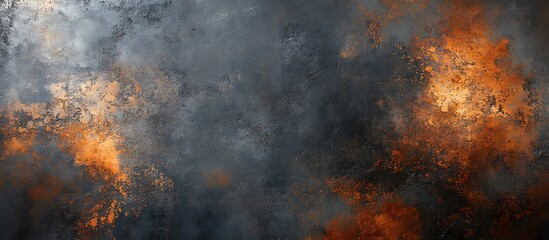 Abstract Fiery Sky Background