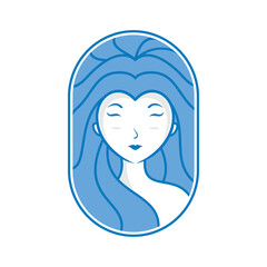 Beauty logo design illustration suitable for beauty clinic or yoga and spa ideas	