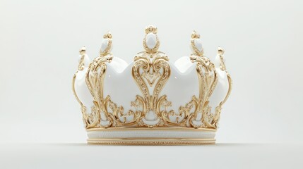 White Gold Crown Studio Shot
