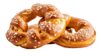 Fototapeta premium Pretzels isolated on white background