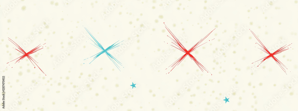 Poster colorful abstract shapes on light background create playful atmosphere