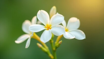 Obraz premium Delicate, five-petaled blossoms, creamy white, asymmetrical arrangement , tree, spring, flowering