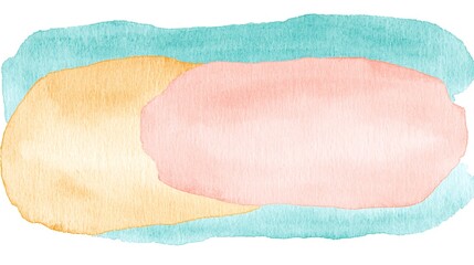 Soft Watercolor Background in Pastel Shades for Creative Projects
