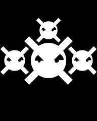 A potent visual of opposition and conflict.