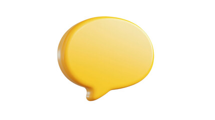 Speech bubble isolated on white background