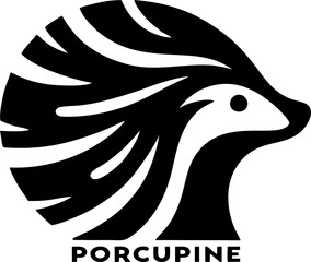 Porcupine Logo Porc013 – Modern and Unique Animal Design
