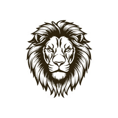 Fototapeta premium Vintage engraving woodcut lion vector illustration art design