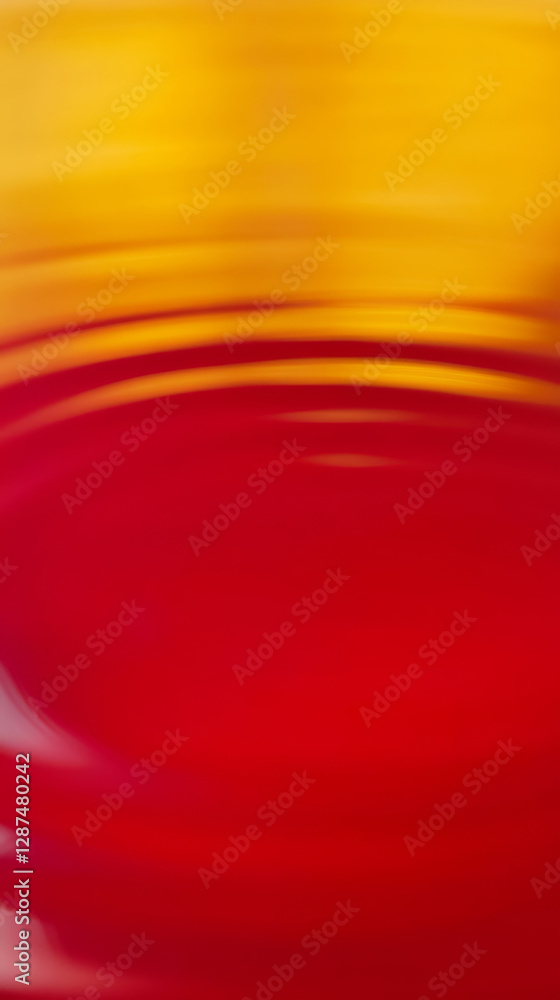Aufkleber abstract background with vibrant red and yellow swirls creating sense of chaos