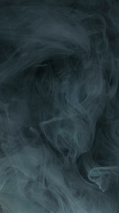 Marble cloud. Smoke fluid. Gray paint smog spirals atmospheric whimsically texture. Wavy haze watercolor flows in defocused water abstract background.