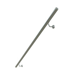 Wall Mounted Handrail, 3d illustration isolated on white background
