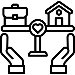 Work Life Balance Icon