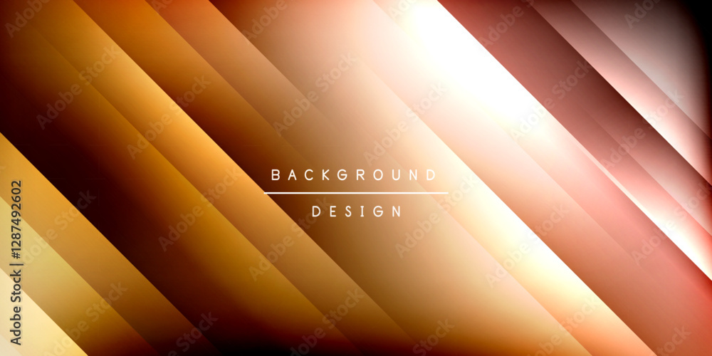 Poster dynamic shadow lines geometric shapes