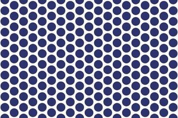 Circular dot pattern in midnight blue tones, forming a seamless and abstract geometric texture. Digital background concept